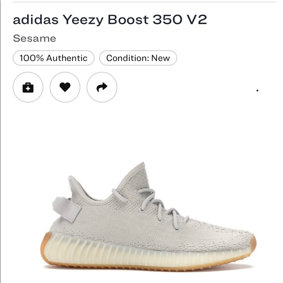 Yeezy Sesame V2 Size:13(US) Deadstock - Picture 15 of 16